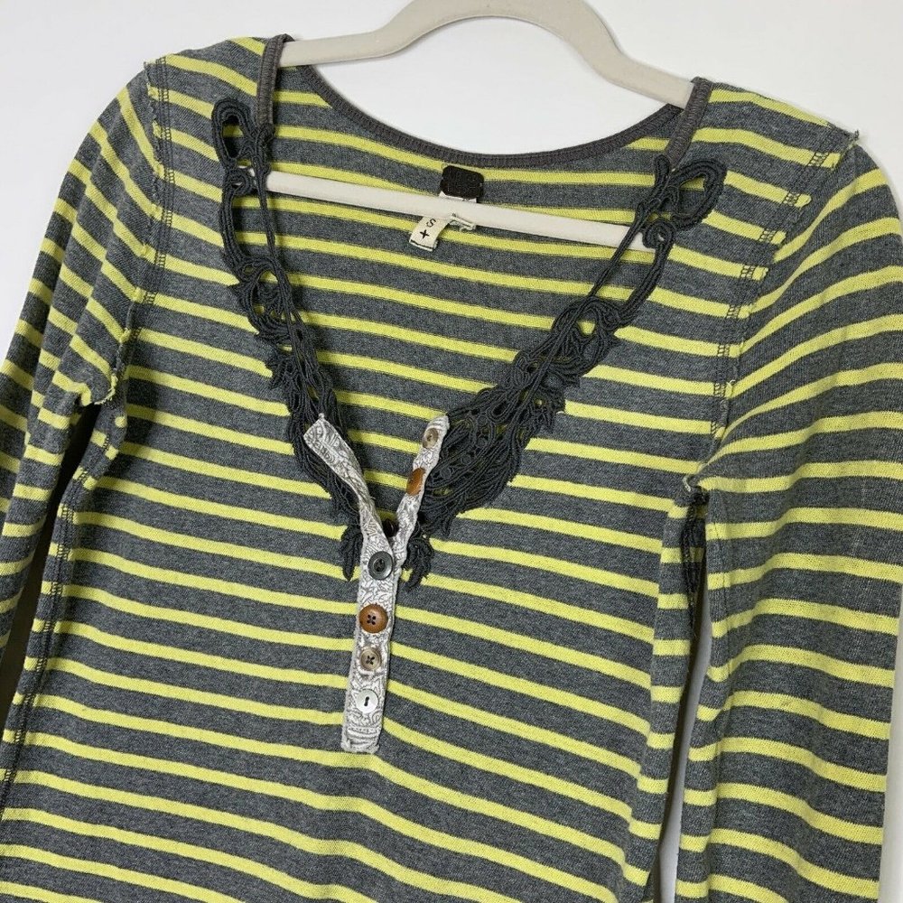 Free People Henley Top Size Small - Picture 3 of 11